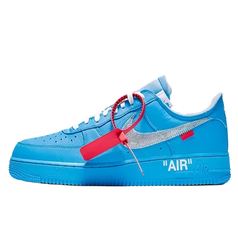 AF1 x Off Wht Blue