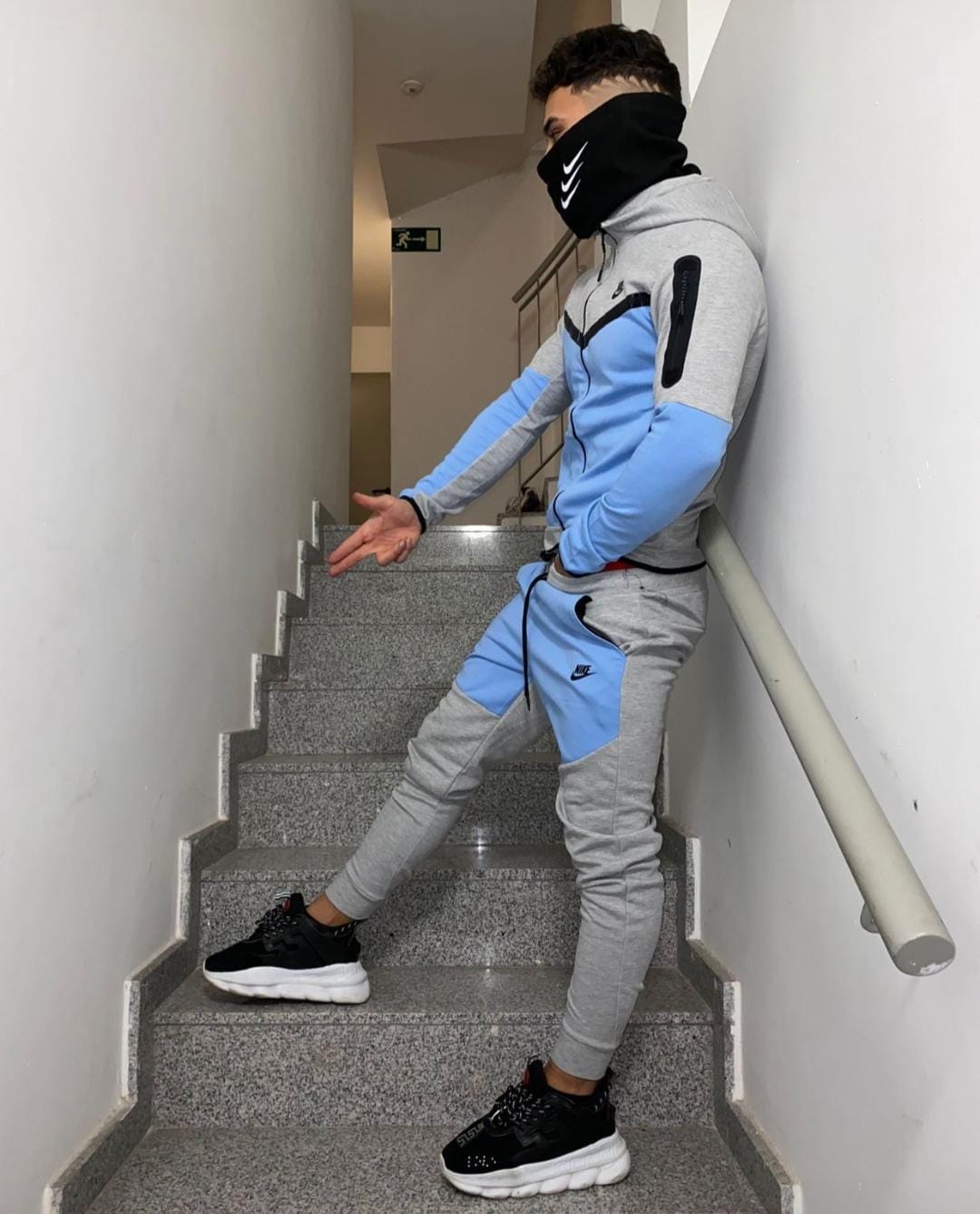 NK Tech Grey & Blue